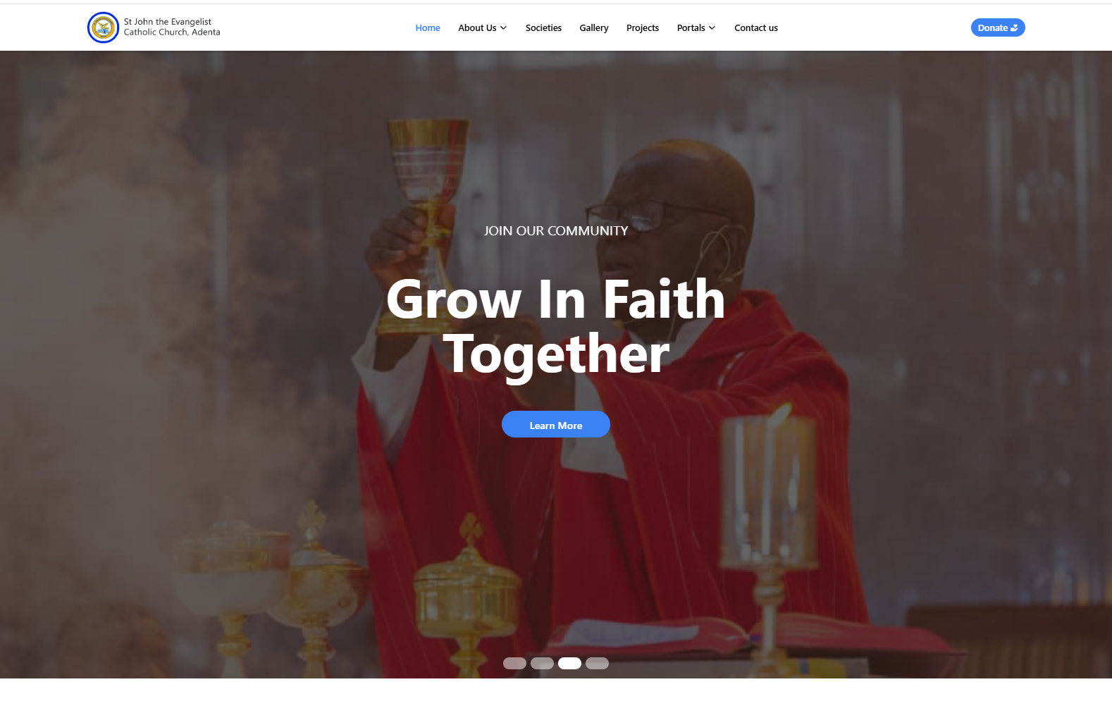 Church Website Preview